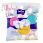 Bella Cotton színes kozmetikai vattalabdacsok 100 db 50 g