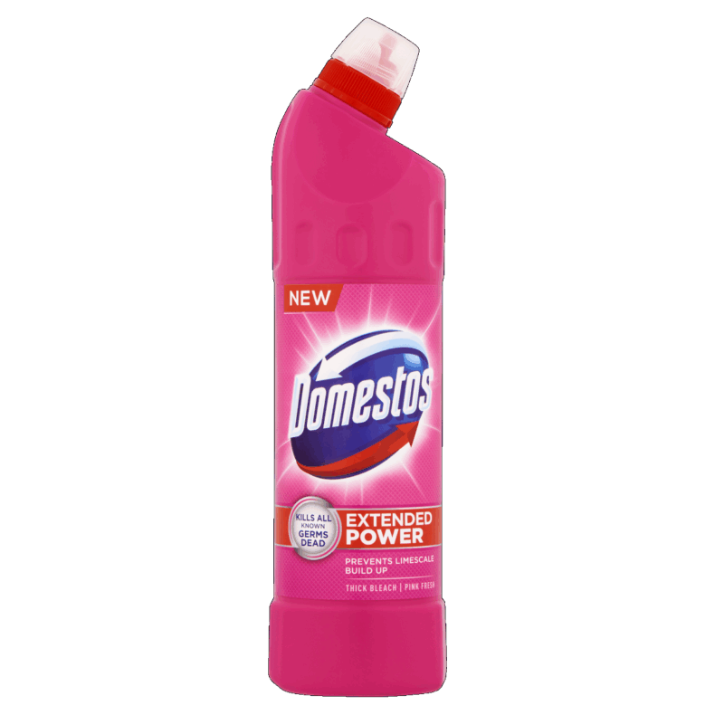 Domestos Extended Power Pink fertőtlenítő tisztítószer 750 ml