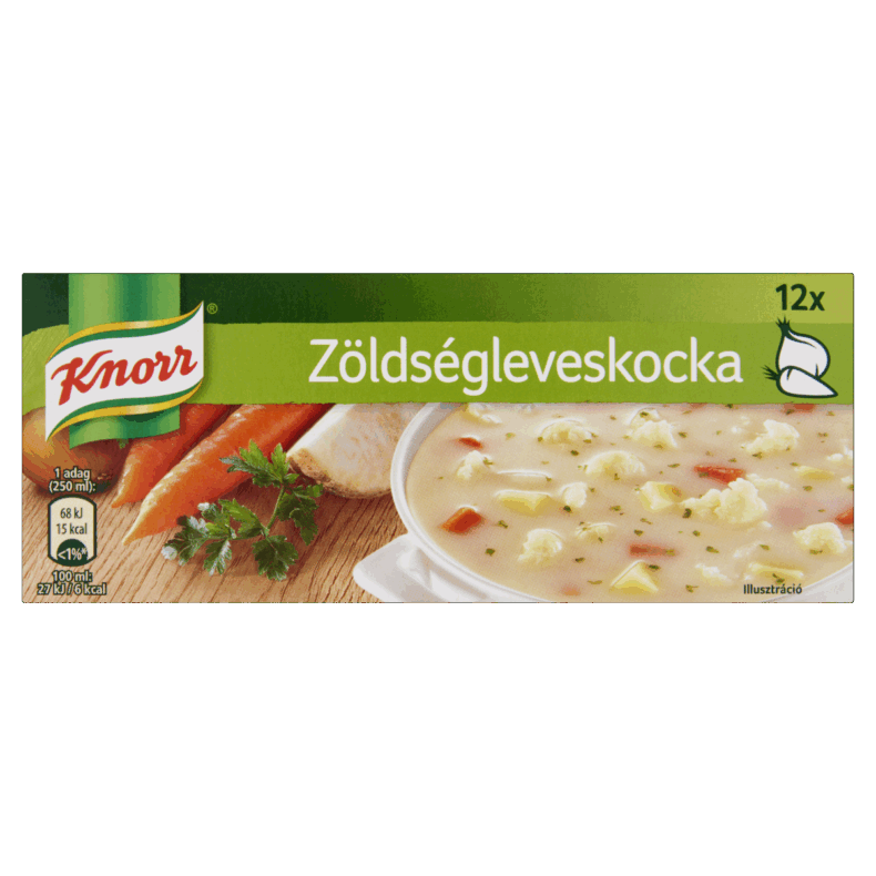 KNORR Kocka Zöldségleveskocka 120 g