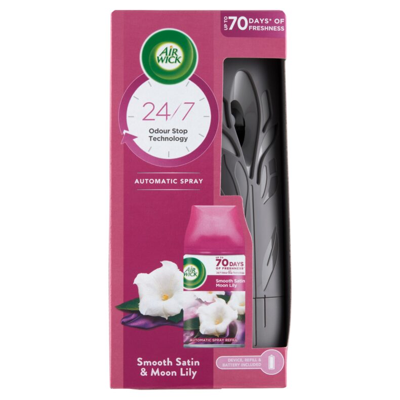 Air Wick Freshmatic légfrissítő készülék utántöltővel 250 ml Bársonyos szatén