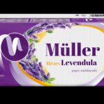 Müller papírzsebkendő 100 db Mézes Levendula 3 rétegű