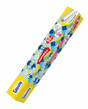 GLOSSY PERFORÁLT Frissentartó fólia 20 m (60 db, 29x33 cm)