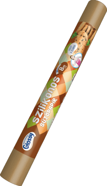 GLOSSY Szilikonos sütőpapír 8 m