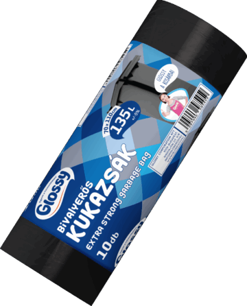 GLOSSY BIVALY erős kukazsák 135 l
