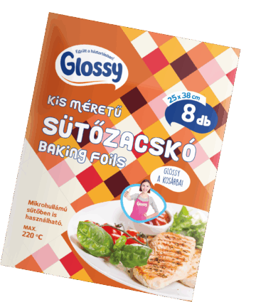 GLOSSY Sütőzacskó csirkés 8 db