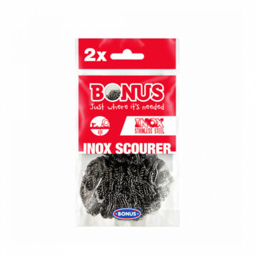 Bonus fém dörzsi INOX spirál 2 db