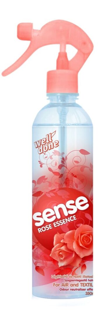 Well Done Légfrissítő és textil illatosító 350 ml Rose essence