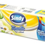 Sindy papírzsebkendő 3 rétegű 100 db Kamilla