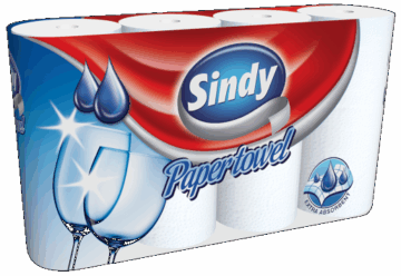 Sindy konyhai papírtörlő 4 tekercs 2 rétegű