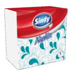 Sindy szalvéta 1 rétegű 45 db motívumos (türkiz) 33x33cm