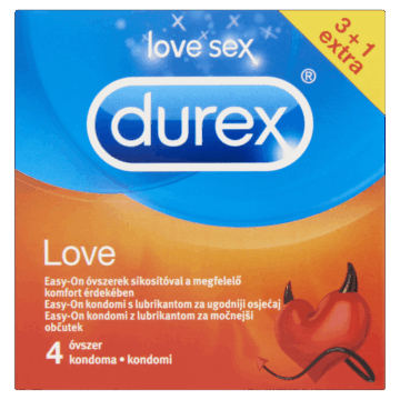 DUREX Óvszer Love 4 db