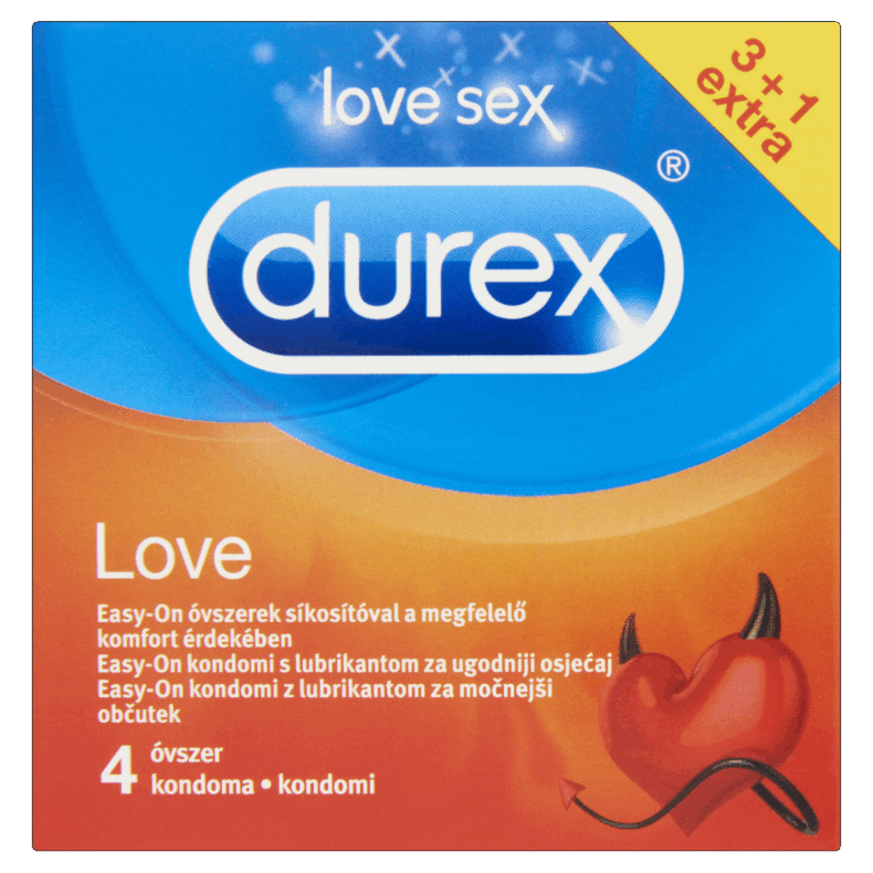 DUREX Óvszer Love 4 db