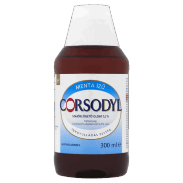 CORSODYL alkoholmentes szájöblögető oldat 300 ml