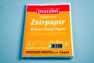 MAZZINI Háztartási Zsírpapír íves 60x80cm 5 ív