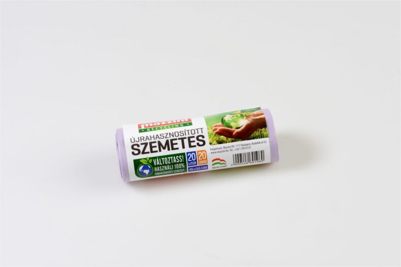 MAZZINI Újrahasznosított Szemetes zsák 20 l (45x50cm) 20 db/roll