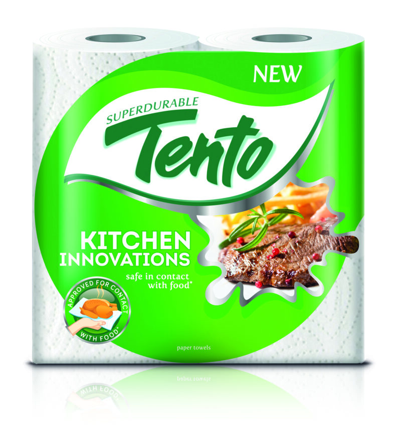 TENTO papírtörlő Kitchen Innovation 3 rétegű 2 tekercses