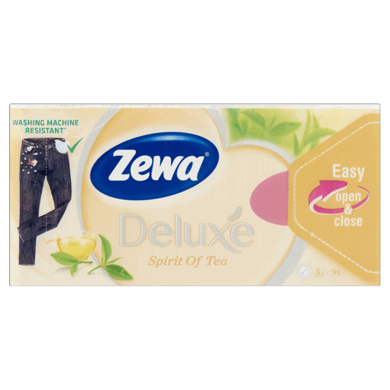 Zewa Deluxe papírzsebkendő 3 rétegű 90 db Spirit Of Tea