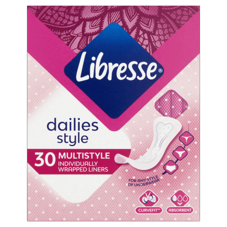 Libresse tisztasági betét 30 db Daily Fresh Multistyle Normal