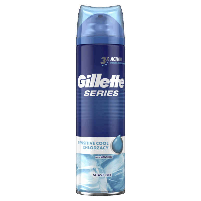 Gillette Series borotvazselé Sensitive Cool 200 ml