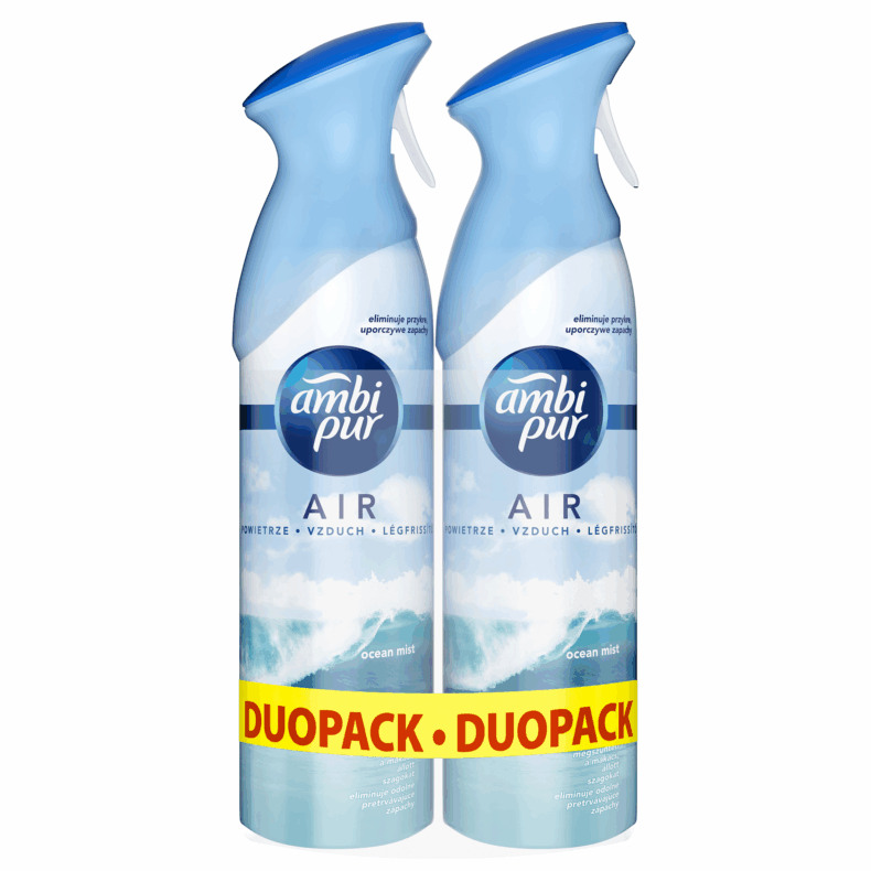 Ambi Pur légfrissítő spray 2x300 ml Ocean Mist