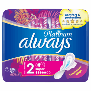 Always egészségügyi betét Platinum Super  7