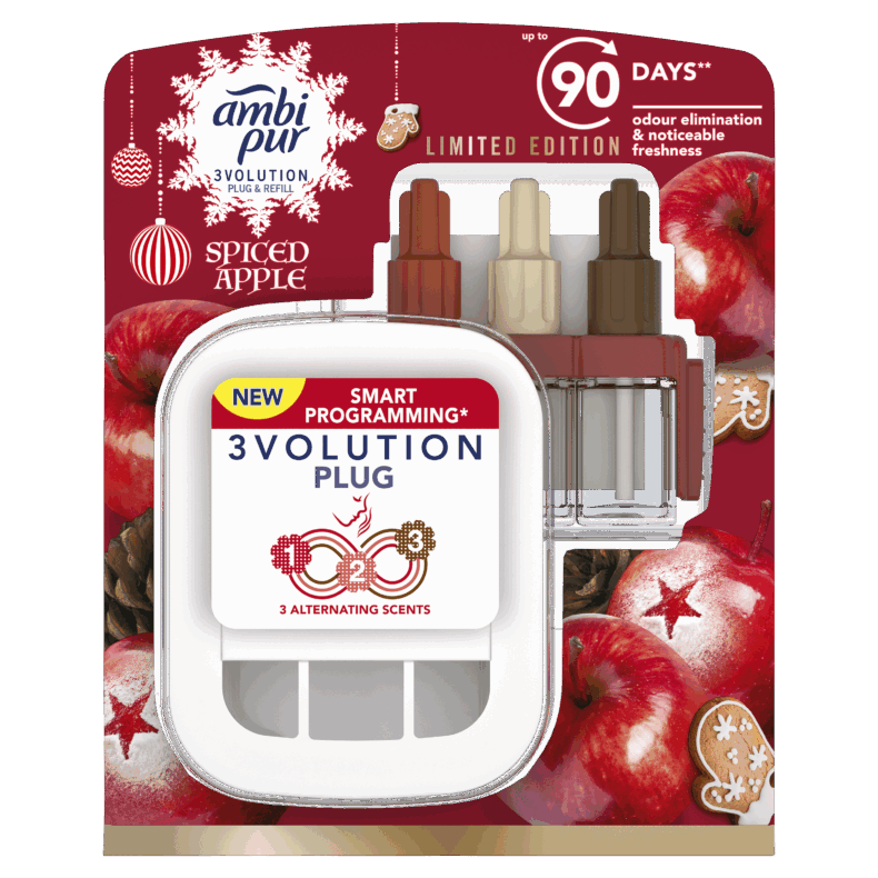 Ambi Pur 3Volution elektromos légfrissítő alapcsomag Spiced Apple 20 ml