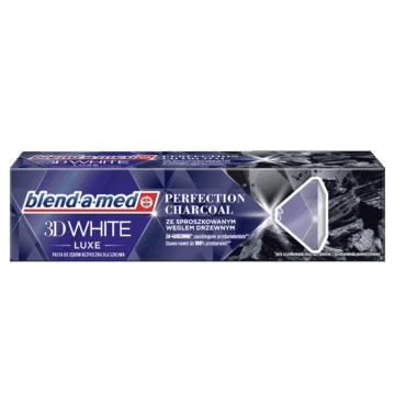 Blend-a-med 3D White Luxe Charcoal fogkrém 75 ml
