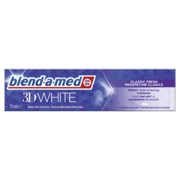 Blend-a-med 3D White Classic Fresh fogkrém 75 ml