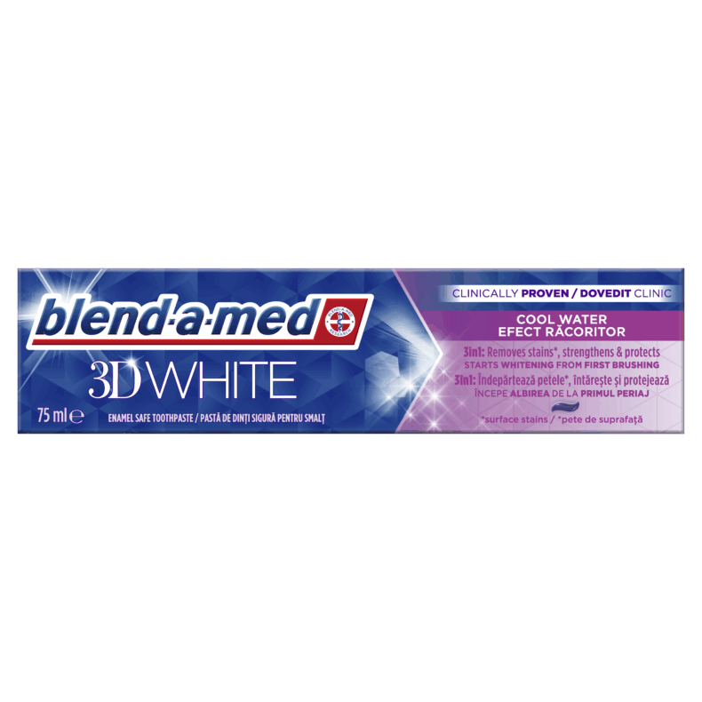 Blend-A-Med fogkrém 75 ml 3D White Cool Water