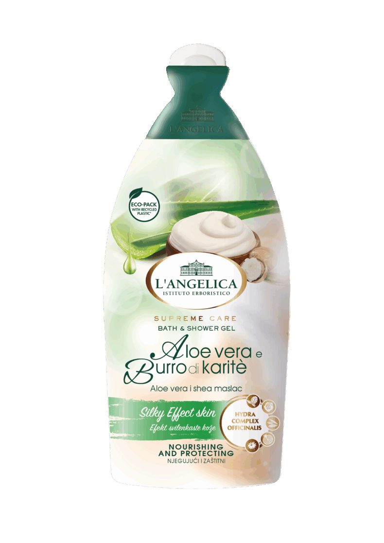 L'Angelica Supreme Care tusfürdő aloeval és shea vajjal 500 ml