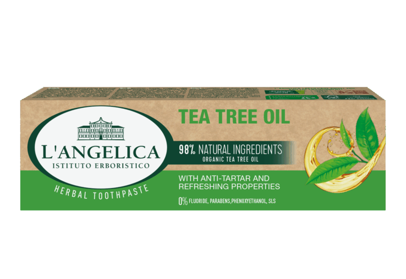 L'Angelica fogkrém fogkő elleni védelem és friss lehellet Teafaolajjal 75 ml