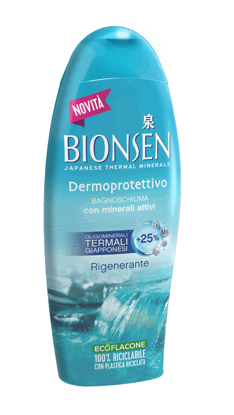 Bionsen Dermoprotektív tusfürdő aktív ásványokkal 650 ml