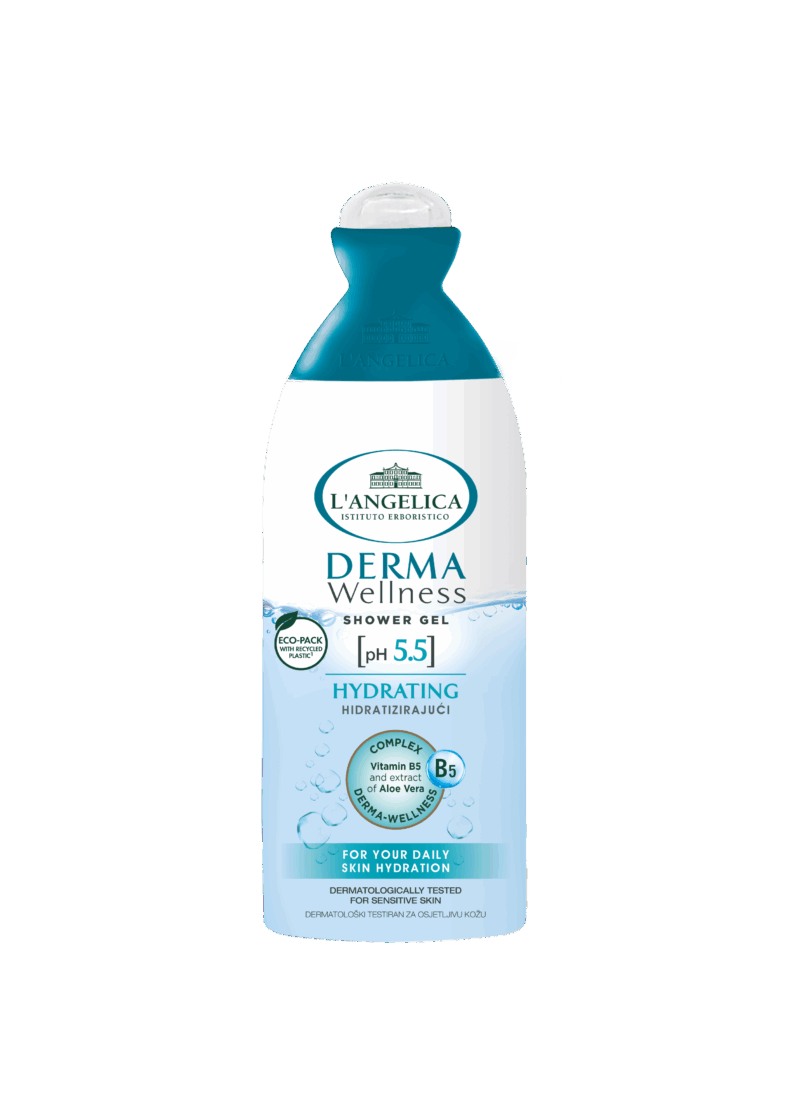 L'Angelica Derma Wellness tusfürdő hidratáló- Aloe vera 250 ml