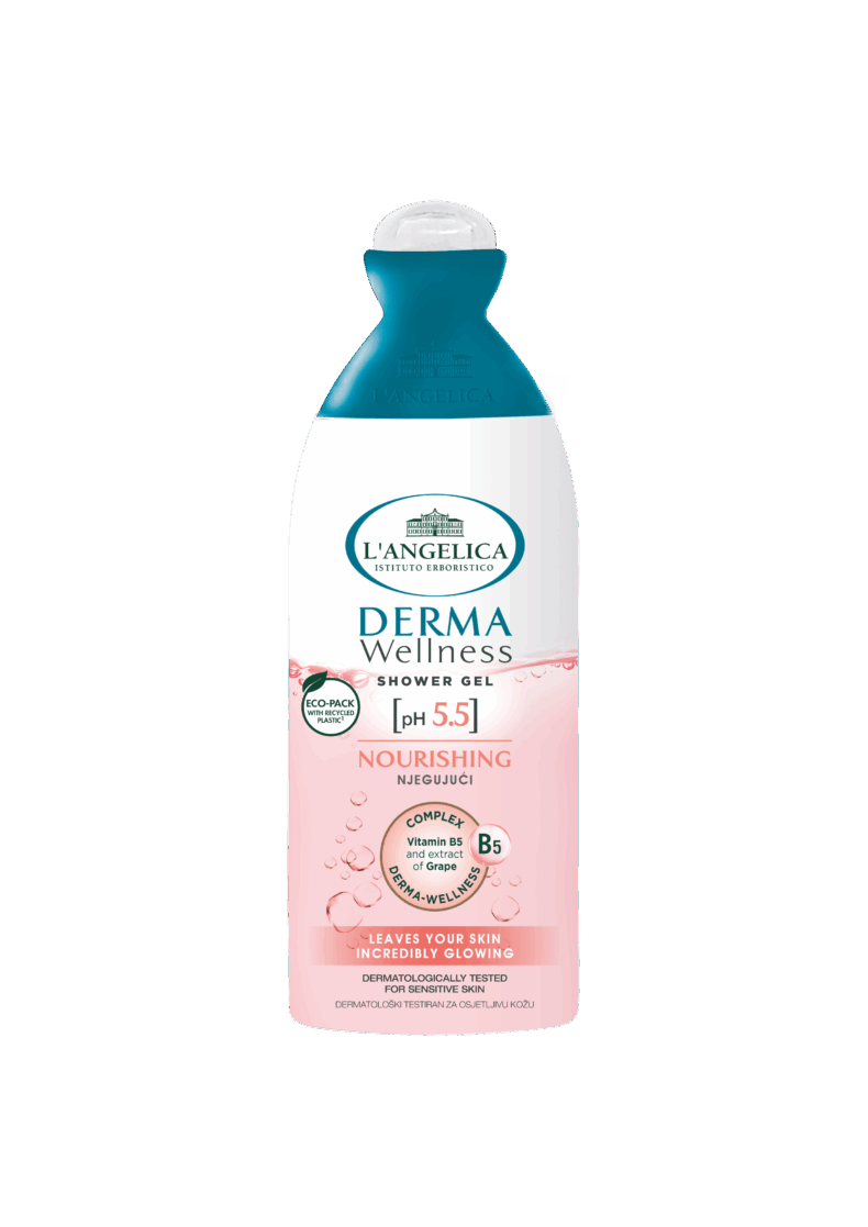 L'Angelica Derma Wellness tusfürdő tápláló- Szőlőkivonat 250 ml
