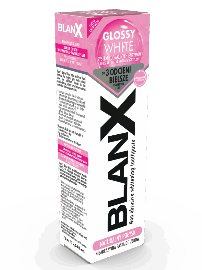 Blanx Glossy white fogkrém 75 ml "fényes fehérség"
