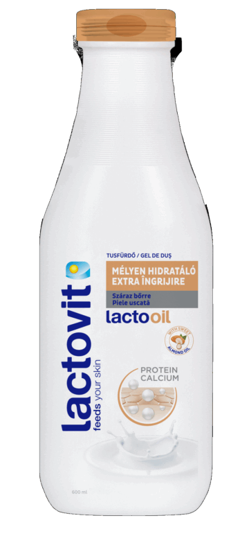 Lactovit tusfürdő 600 ml LactoOil