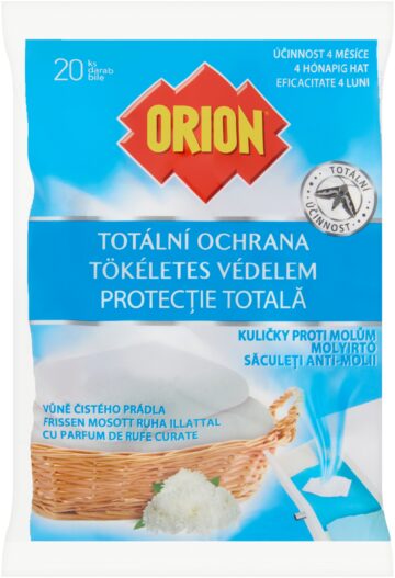 Orion Molyírtó golyó Frissen mosott ruha illat 20 db