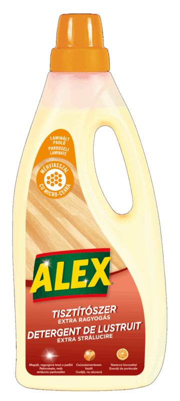 ALEX Extra Ragyogás Tisztítószer Laminált Padlókhoz 750 ml