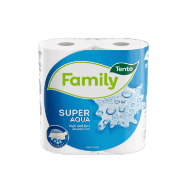 TENTO papírtörlő Super Aqua 2 rétegű 2 tekercses
