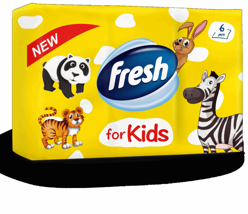 FRESH papírzsebkendő illatos 6x10 db (KIDS)