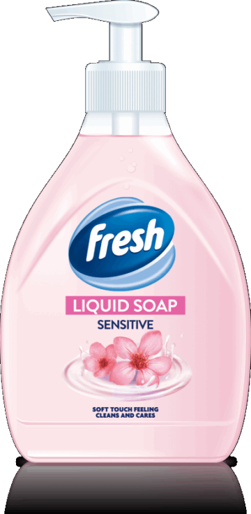 FRESH folyékony szappan virág illatú pumpás (Sensitive) 500 ml