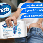 FRESH Deluxe nedves toalettpapír 60 db