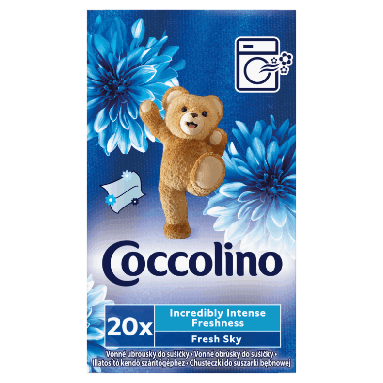 Coccolino illatosító kendő szárítógépbe 20 db Blue