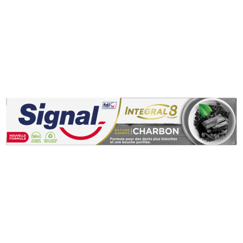 SSignal Integral 8 Actions Nature Elements Charbon fogkrém 75 ml Aktív szén