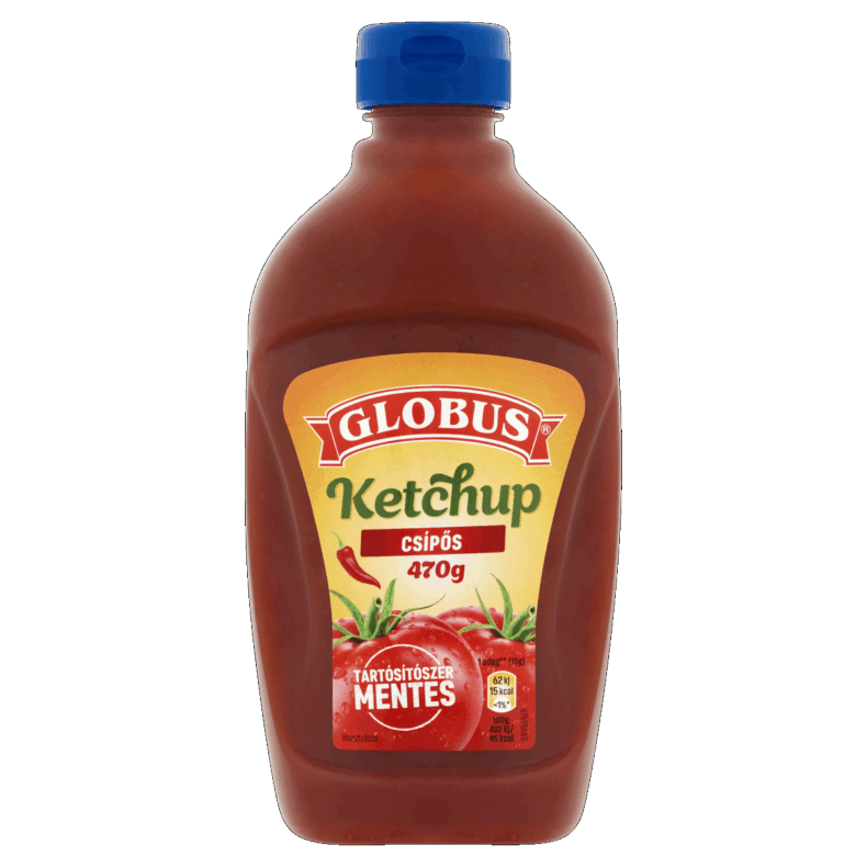 GLOBUS Ketchup 470 g Csípős