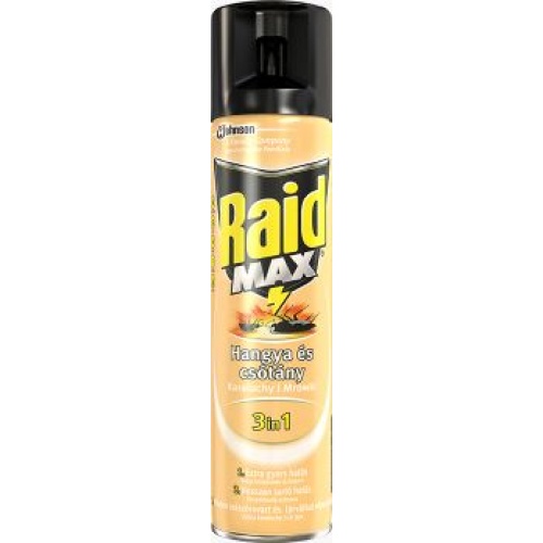 Raid® MAX csótány- és hangyairtó aeroszol 400 ml