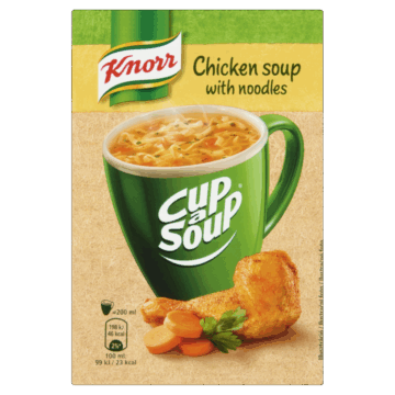 Knorr Cup a Soup bögrés instant instant tyúkhúsleves tésztával 12 g