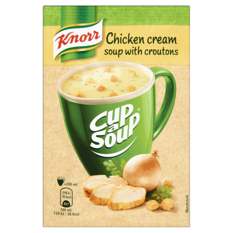 Knorr Cup a Soup bögrés instant csirkekrémleves