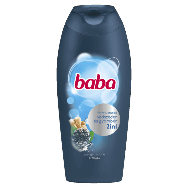 BABA férfi tusfürdő 400 ml Vadszeder&gyömbér 2in1