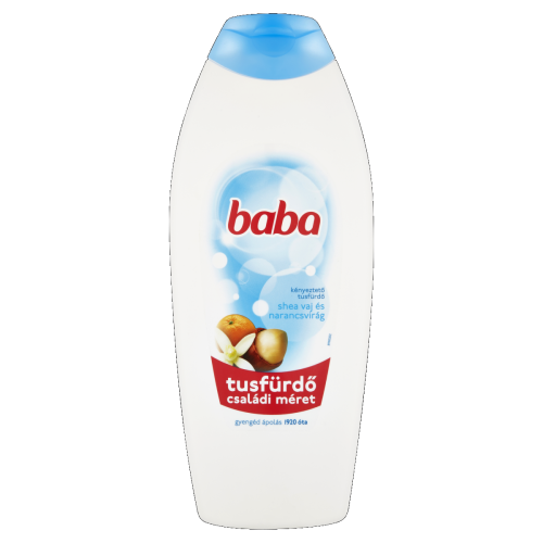 BABA tusfürdő 750 ml Sheavaj Narancsvirág